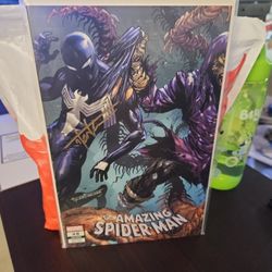 amazing spider man 48 comic signed tyler kirkham with coa 