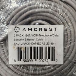 150 FT CAT5 Gray (2 Pack 75 
FT Per)