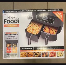 Ninja Foodi 2-Basket Air Fryer 8-Qt