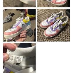 Woman’s Custom Nike 6.5  Af1 Colorway 