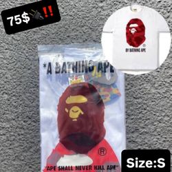 White bape shirt