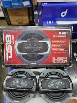 DS18 SLC-N525X SELECT 4-Way Coaxial Speakers (SLC-N525X, 5.25 Inches, 160 Watts Max)

$44