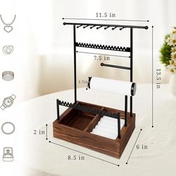 Jewelry Organizer Stand For Necklaces,  Bracelets  Earrings, Rings,NEW 