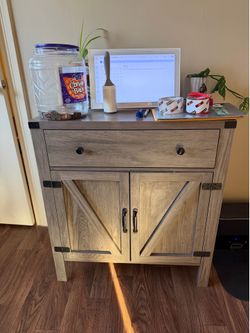 Wood coffee bar