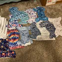 12 Mama Koala Pocket Cloth Diaper With Inserts 