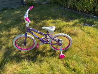 Huffy Sea Star 16” Girls Bike with Training Wheels