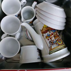 Tea Set 3tea Cups