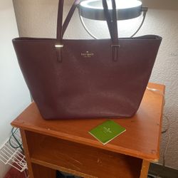 Kate Spade tote in saffiano leather.