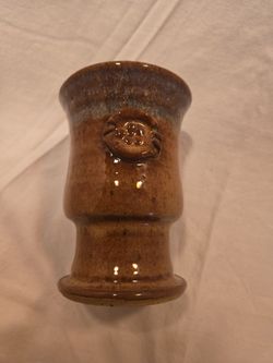 Beautiful Handmade Ceramic Studio Pottery Goblet / Small Vase