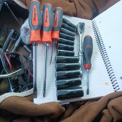 Snap On Screwdrivers Rachet MAC TOOLS Sockets 