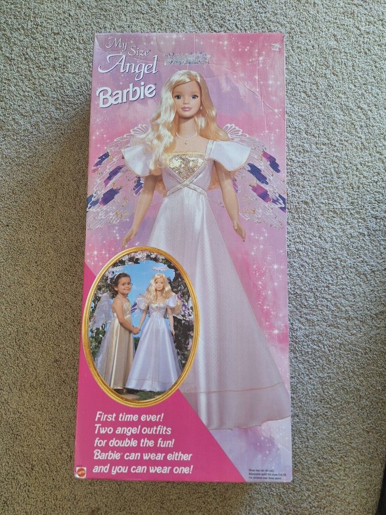 My Size Angel Barbie - 3 Ft. Tall - New in Unopened Box - Vintage