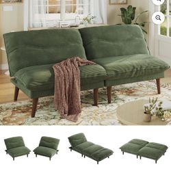 （brand new in box ）75" Futon, Twin Size Convertible Sleeper Sofa Bed