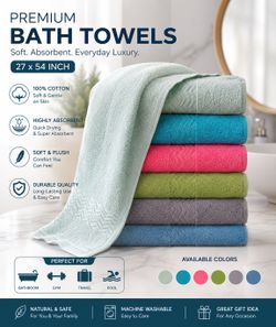 Both towels in many colors
