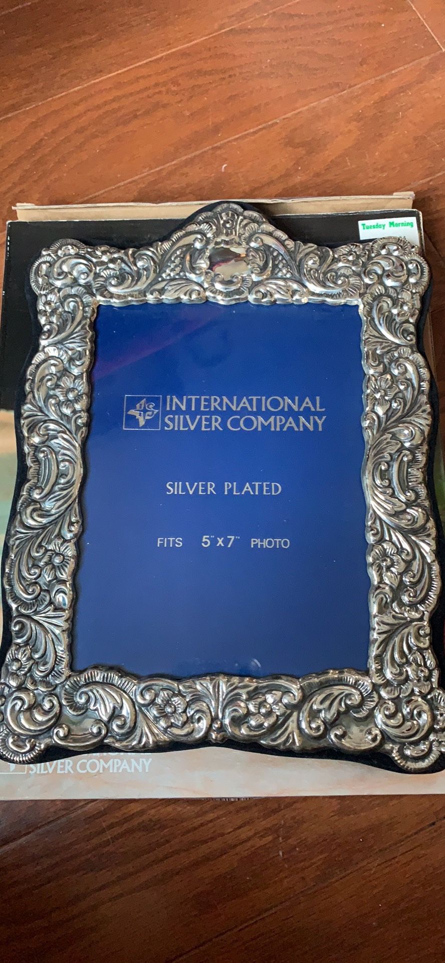 Silver plated frame