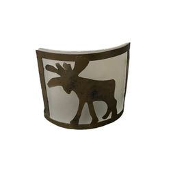 Moose Tea Light Metal Holder 