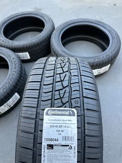 19” Continental new tires 255/45/19 Tesla Model Y