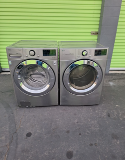 LG Washer & Dryer Set Stainless Steel FrontLoad