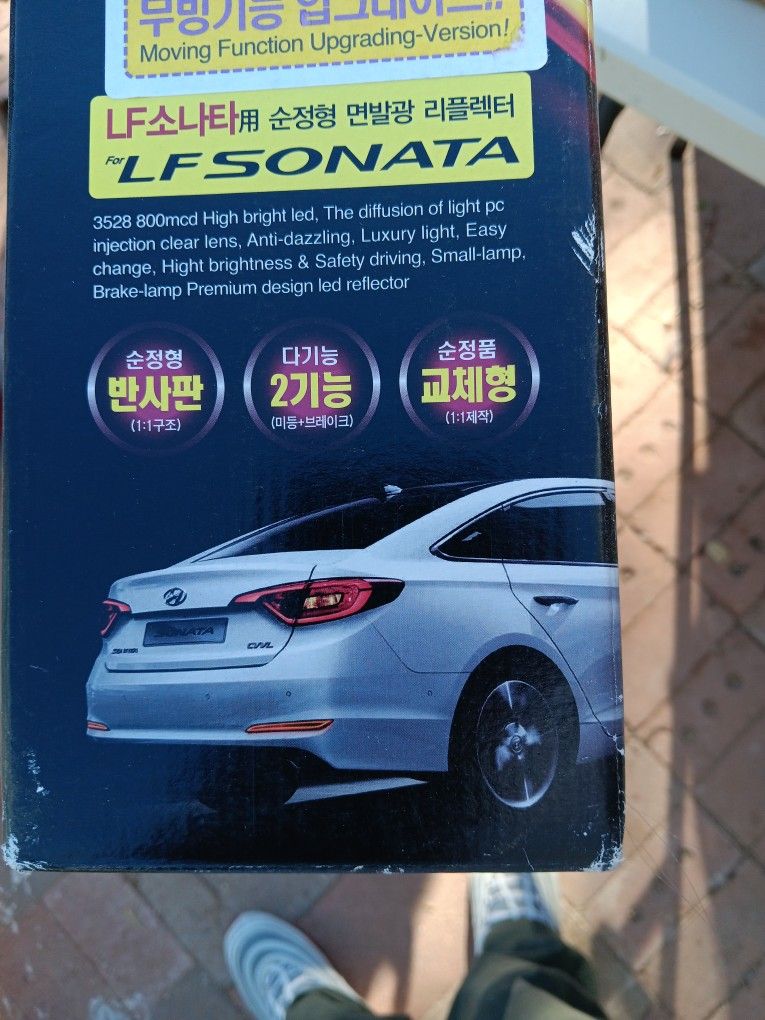 Rear l.e.d. lights for hyundai sonata 2015-2019 