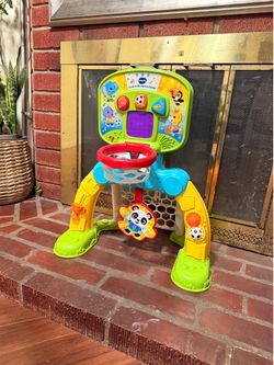 Basketball hoop and soccer baby toy