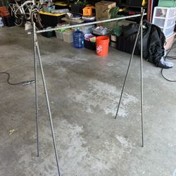 industrial clothing rack