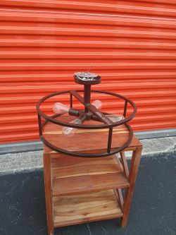 Two Bronze Colored Ceiling Indoor Lights