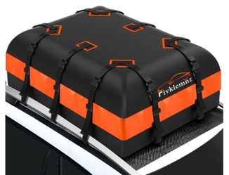 (Brand New in Box)  FIVKLEMNZ 21 Cubic Rooftop Cargo Carrier Waterproof Soft Car Roof Bag for All Top of Vehicle with/Without Rack Includes Topper Ant