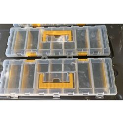 2 Portable Storage Organizer Case : 7 Compartment