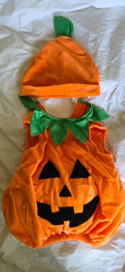Baby Halloween Pumpkin Costume with Hat