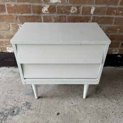 Dixie Mid Century Modern Walnut Nightstand 