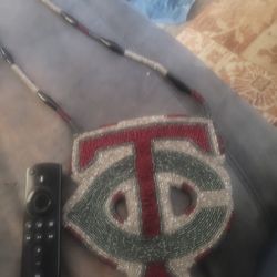 Large Twins Beaded Necklace 