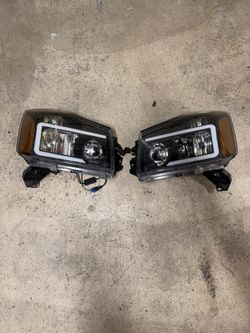 2004 Nissan Armada LED Headlights + LED Bulbs Bundle