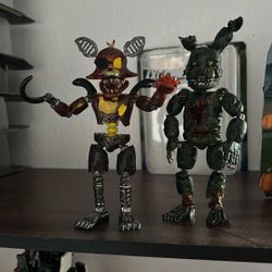 Fnaf Custom Grim Foxy And Spring Trap