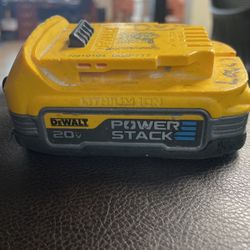 20v Lithium ion POWER STACK DEWALT battery 