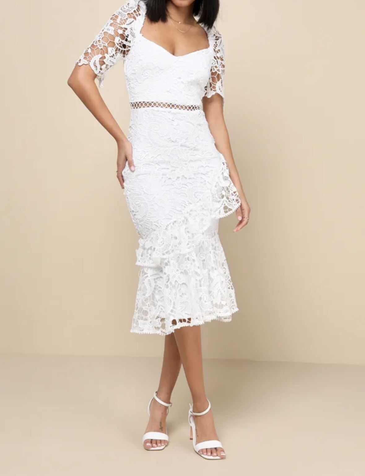 White Dress - Lace 