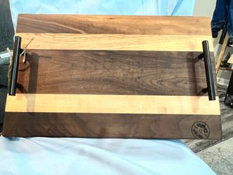Momma Bear™ Sous Chef™ Walnut & Maple Charcuterie/Serving Tray