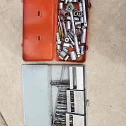 Drill Bits And Socket Set