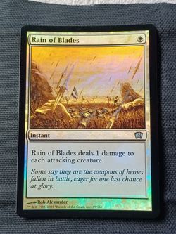 Magic the gathering 8th edition foil rain of blades