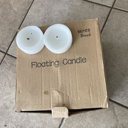 Floating Candles Burned 1/2 Down