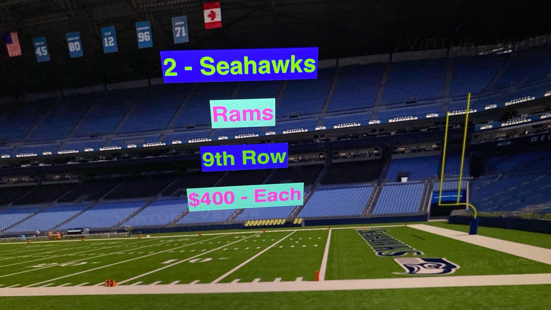 Seahawks Rams Tickets