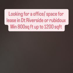 Office/ space for lease