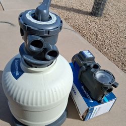 AQUASTRONG Sand Filter Pump, commonly used for above-ground  pools
Flow Moves up to 5000