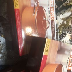Three Piece Ceramic Non Stick Set New