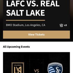 3 LAFC Tickets