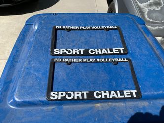 Sport Chalet Volleyball License plate frames
