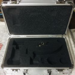 Note: Case only-in stock. Each case has a different engraved serial number. Brand new beautiful aluminum locking camera or gun case. Comes with 2 keys