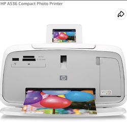 Like NEW HP A536 Compact Photo Printer