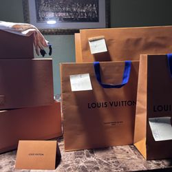 Louis Vuitton Empty Gift Bags And Boxes 