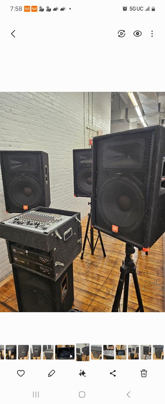 Jbl Soun Speakers. Amplifier Sistem