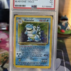 PSA 3 Blastoise Holo #2 (1999) Pokemon Base Set English