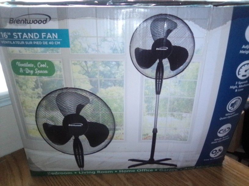 Brand New Stand Up Fan